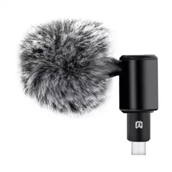 PULUZ PU425 USB-C lavaliermikrofon 1,5 m kaabliga, omnidirectional, plug and play