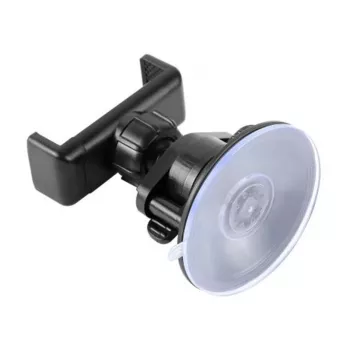 PULUZ PU537B Imemiskinnitusega nutitelefoni hoidik 360-kraadise pöörlemisega, universaalne auto hoidik armatuurlauale ja tuuleklaasile, must