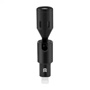 PULUZ PU615B Lightning kondensaatormikrofon omnidirektsionaalse helivõtuga iOS-seadmetele