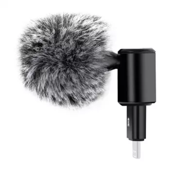 PULUZ PU615B Lightning kondensaatormikrofon omnidirektsionaalse helivõtuga iOS-seadmetele