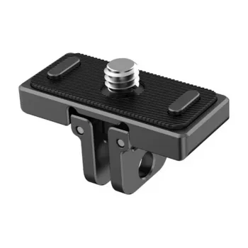 PULUZ PU721B Kaitsev raamihoidik Insta360 X4 jaoks, must – polükarbonaat, 1/4'' ja cold shoe kinnitus