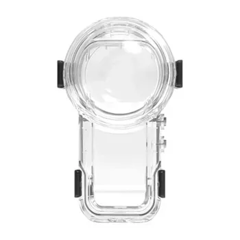 PULUZ PU760T veekindel korpus (60 m) koos kiirkinnitusega kinnitusega Insta360 X5 jaoks (läbipaistev)