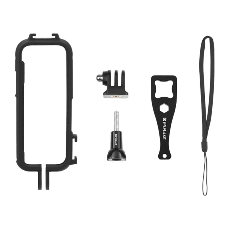 PULUZ PU809B silikoonist kaitseümbris Insta360 X3 jaoks (must)