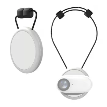 Puluz PU889W Magnetiline kinnitus Insta360 GO 3 / GO 3S jaoks (valge) - turvaline action-kaamera kinnitus