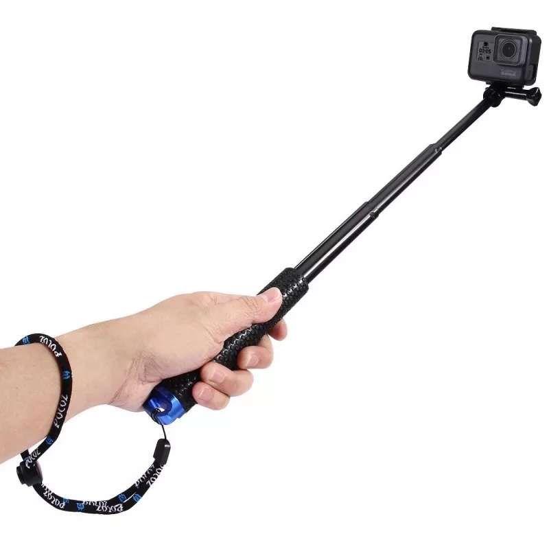 PULUZ Selfie Stick spordikaameratele (DJI, GoPro, Insta360) - must