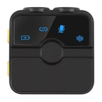 PULUZ SmartLink WS300 2,4 GHz kahe juhtmevaba lavalier-mikrofoni süsteem müravähendusega, 100 m ulatus, USB-C laadimine