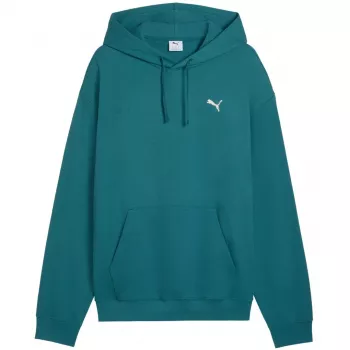 Puma ESS Elevated Relaxed kapuutsiga meeste dressipluus sügavsinine roheline suurus M