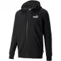 PUMA ESS+ Tape täispikkuses lukuga kapuutsiga dressipluus TR must 848768 01 meeste fliisjakk teibitud varrukatega