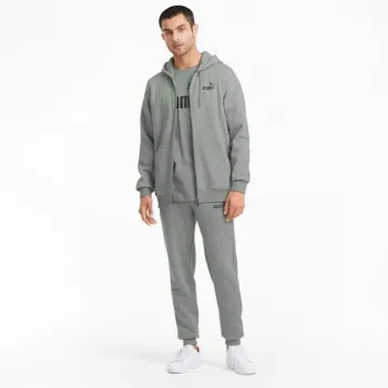 PUMA ESSENTIALS Naiste keskmise halli heather fliisist kapuutsiga dressipluus S