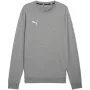 Puma Team Goal Casuals ümara kaelusega dressipluus hall 658592 33 M