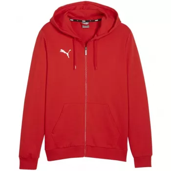 PUMA Team Goal Casuals kapuutsiga punane meeste dressipluus 658595 01