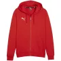 PUMA Team Goal Casuals kapuutsiga punane meeste dressipluus 658595 01