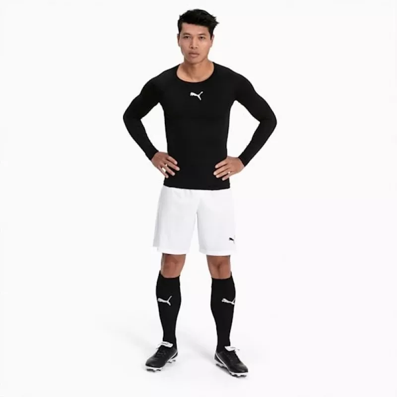 PUMA teamFINAL 21 meeste treeningsärk must/valge suurus L