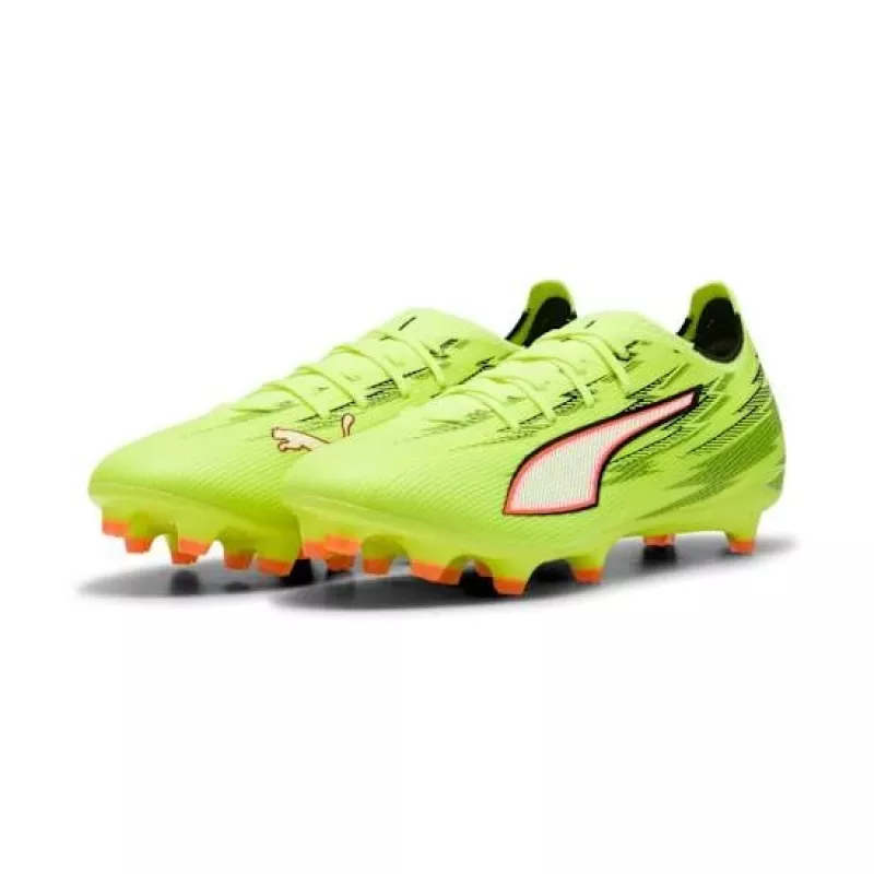 Puma Ultra 6 Match FG/AG jalgpallisaapad must valge Fire Orchid