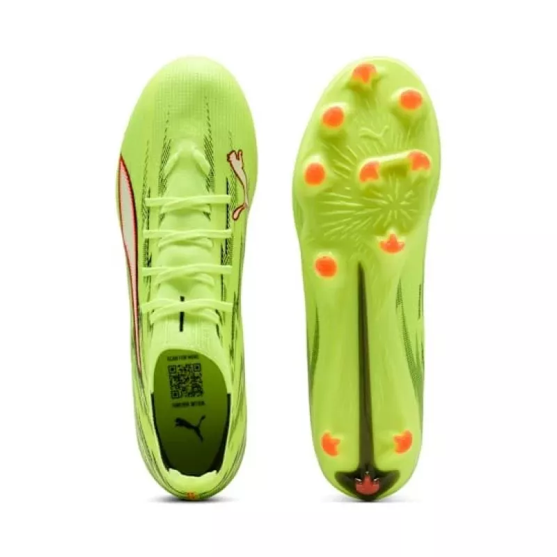 Puma Ultra 6 Match FG/AG jalgpallisaapad - Puma Black / Puma White / Fire Orchid - Suurus 44.5