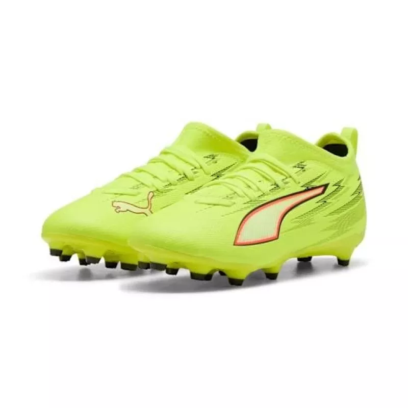 Puma Ultra 6 Match FG/AG noorte jalgpallisaapad must valge punane suurus EU 36