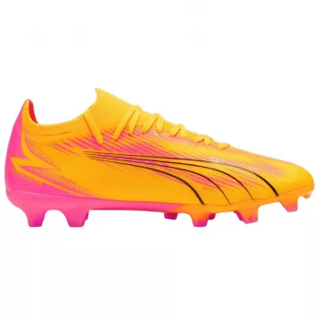 PUMA Ultra Match FG/AG jalgpallisaapad - Puma Black/Puma White/Ultra Orange - suurus 43