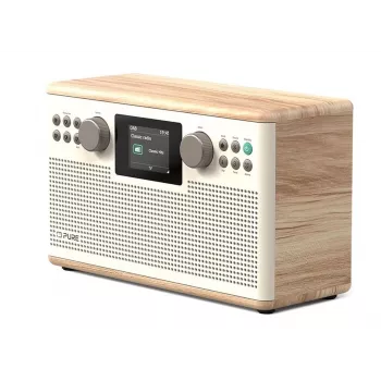 PURE ACOUSTICS Pure Classic H6 digitaalraadio, DAB+/FM/internetiraadio, Bluetooth, puuvillvalge/tamm (EL/UK)