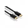 PureLink Basic+ DisplayPort-kaabel, kullatud, 20-pin DisplayPort isane-ISANE, 2,0 m professionaalne videokaabel (PI5000-020)