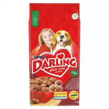 PURINA Darling veiseliha ja kanaga kuiv koeratoit - 15 kg