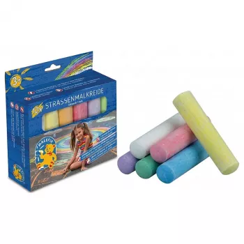 PUSTEFIX MALEFIX Street Chalk 6-Pack Fairy Tale | Pestav madala tolmuga asfaltkriit