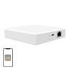 MOES MZHUB-MS ZigBee 3.0 Matter Thread Bluetooth Mesh nutikodu keskjaam, valge