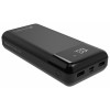 GoGEN PB300001B akupank, 30000 mAh, USB-C PD 20 W, LCD, must