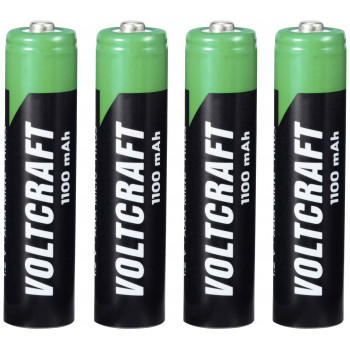 Voltcraft HR03 AAA NiMH akud, 1100 mAh, 1,2 V, 4 tk