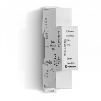 Finder 6M.BU.0.024.2200 Modbus TCP/IP ja RS485 RTU lüüs, 24 V AC/DC