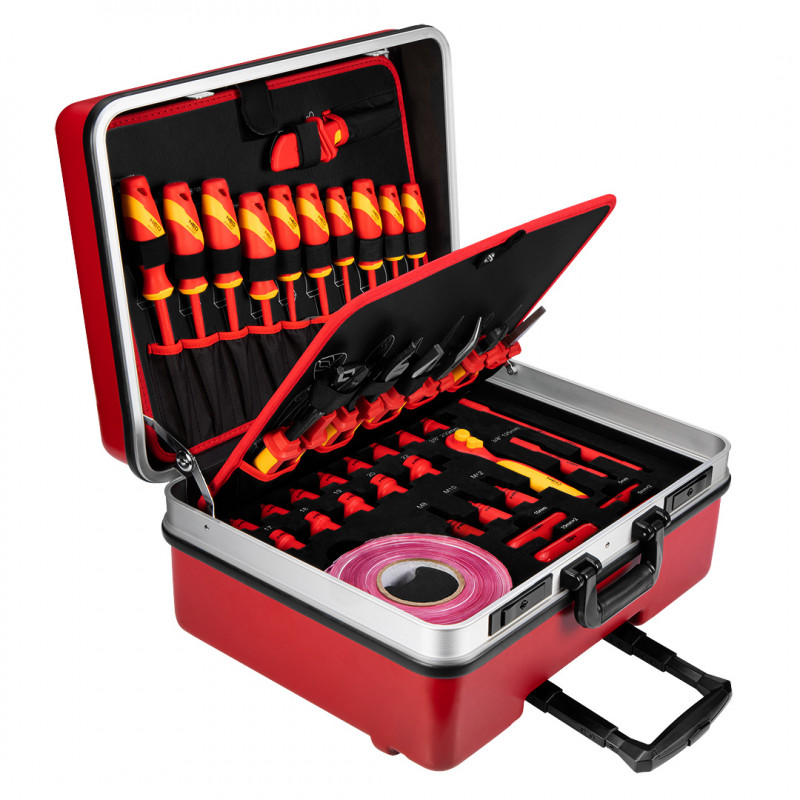 NEO Tools 01-312 isoleeritud tööriistakomplekt elektri- ja hübriidautodele, 51 osa