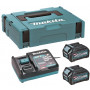 Makita 191J81-6 XGT 40 V max akukomplekt, 2 × BL4025 2,5 Ah, DC40RA, MAKPAC
