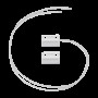 BCS PA-MSP02 juhtmega mini-magnetkontaktid, valged, 20 tk