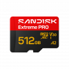 SanDisk Extreme PRO microSDXC 512 GB UHS-I A2 V30, kuni 250/170 MB/s, SDSQXCJ-512G-GS6MA