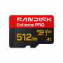SanDisk Extreme PRO microSDXC 512 GB UHS-I A2 V30, kuni 250/170 MB/s, SDSQXCJ-512G-GS6MA