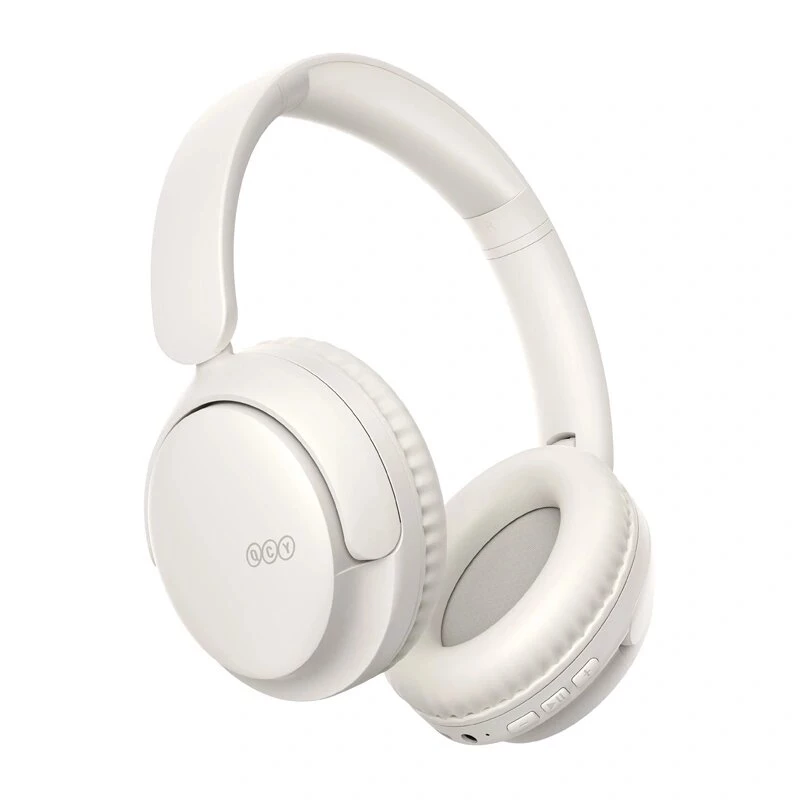 QCY H2S Lite Valged Pealepandavad Bluetooth Kõrvaklapid