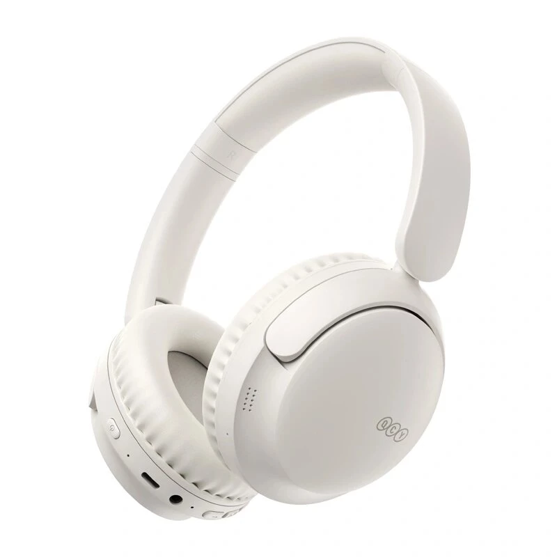 QCY H2S Lite Valged Pealepandavad Bluetooth Kõrvaklapid