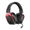 QCY Heroad VT200 mängukõrvaklapid – must & punane, 50 mm draiverid, virtuaalne 7.1 heli, RGB LED, USB-A