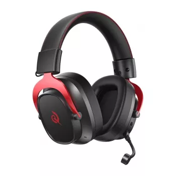 QCY Heroad VT200 mängukõrvaklapid – must & punane, 50 mm draiverid, virtuaalne 7.1 heli, RGB LED, USB-A
