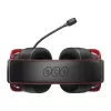 QCY Heroad VT200 mängukõrvaklapid – must & punane, 50 mm draiverid, virtuaalne 7.1 heli, RGB LED, USB-A