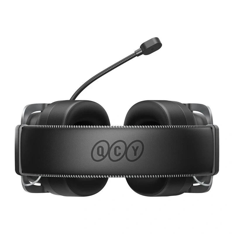 QCY Heroad VT200 mängukõrvaklapid - juhtmega 7.1 ruumiheli, 50mm draiverid, RGB LED, must