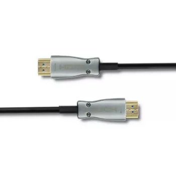 Qoltec 50472 High-Speed HDMI-kaabel Ethernetiga 20m 4K@60Hz 18Gbps kullatud pistikutega must ja hõbedane