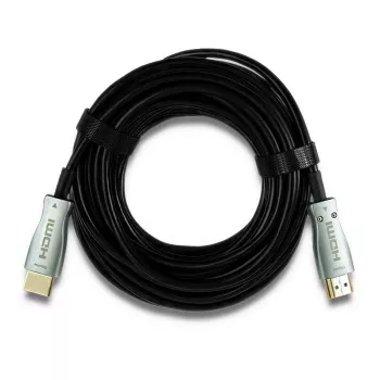 Qoltec 50474 HDMI 1.4 kiire kaabel Ethernetiga, 30 m, kullatud pistikutega, kolmekordne varjestus, must/hõbedane