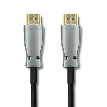 Qoltec 50474 HDMI 1.4 kiire kaabel Ethernetiga, 30 m, kullatud pistikutega, kolmekordne varjestus, must/hõbedane