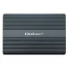 Qoltec Dual M.2 NVMe SATA SSD korpus USB-C 3.2 Gen 2-ga, tööriistavaba alumiinium, toetab 2x2TB, UASP, TRIM, 10Gbps
