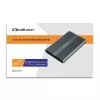 Qoltec Dual M.2 NVMe SATA SSD korpus USB-C 3.2 Gen 2-ga, tööriistavaba alumiinium, toetab 2x2TB, UASP, TRIM, 10Gbps