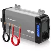Qoltec puhas siinuslaine inverter 12V kuni 230V 1000W/2000W LCD, USB, USB-C, LiFePO4/GEL/AGM-iga ühilduv