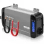 Qoltec puhas siinuslaine inverter 12V kuni 230V 1000W/2000W LCD, USB, USB-C, LiFePO4/GEL/AGM-iga ühilduv