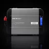 Qoltec puhas siinuslaine inverter 12V kuni 230V 2000W/4000W LCD, USB, USB-C, LiFePO4/GEL/AGM-iga ühilduv
