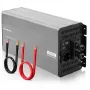 Qoltec puhas siinuslaine inverter 12V kuni 230V 4000W/8000W USB ja LCD-ga, LiFePO4/GEL/AGM ühilduv
