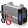 Qoltec puhas siinuslaine inverter 12V kuni 230V 500W/1000W LCD, USB, USB-C, LiFePo4/GEL/AGM-iga ühilduv